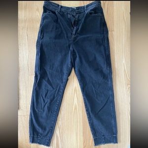 Free People Jeans black Barrel/straight leg 30 NWOT
